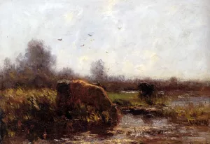 A Warm Summer's Day by Willem Maris Oil Painting