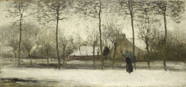 Main Product Photo of Winterlandschap  Painting by Willem Maris