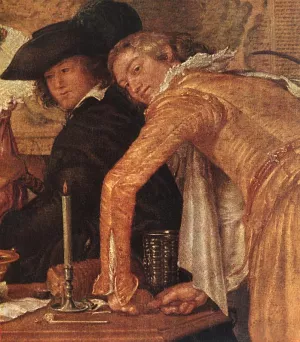 Merry Company Detail by Willem Pietersz. Buytewech Oil Painting