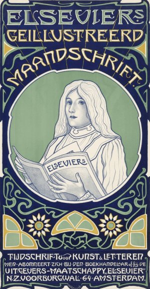 Elseviers Illustrated Magazine. Magazine for art and literature by Willem Pothast Oil Painting