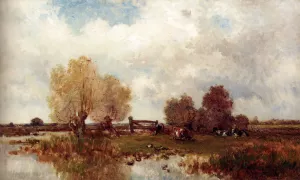 Coin De Paturage Oil painting by Willem Roelofs