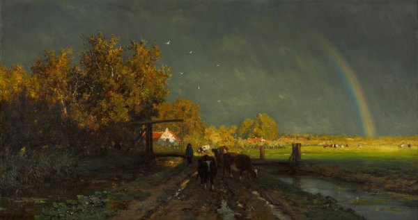 Main Product Photo of The rainbow Painting by Willem Roelofs