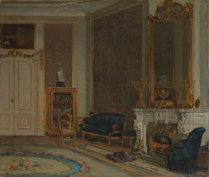 The Hall in the House A. Willet-Holthuysen, Herengracht 605 by Willem Steelink Jr. Oil Painting