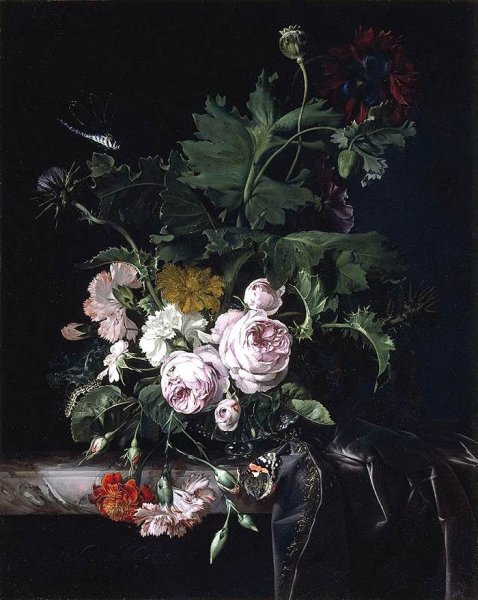 Main Product Photo of Flower Still-Life Painting by Willem Van Aelst