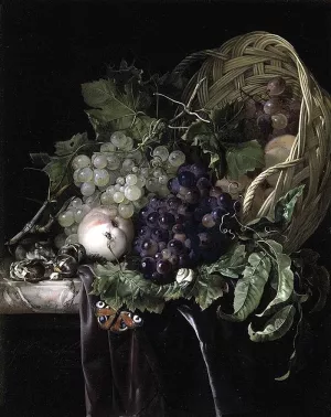Fruit Still-Life Oil painting by Willem Van Aelst
