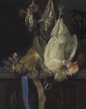 Still Life with Dead Game by Willem Van Aelst Oil Painting