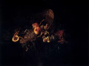 Still-Life with Fruit by Willem Van Aelst - Oil Painting Reproduction