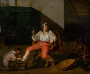 Glass Of Wine by Willem Van Herp Oil Painting