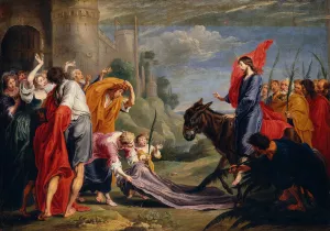 The Entry into Jerusalem by Willem Van Herp Oil Painting