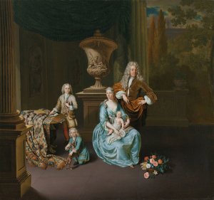 Diederik Baron van Leyden van Vlaardingen by Willem Van Mieris Oil Painting