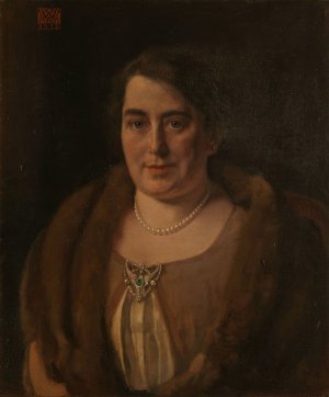 Adele van Meekren, de tweede echtgenote van Andries van Wezel by Willem Witsen Oil Painting