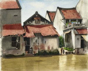 Benedenstad Batavia by Willem Witsen Oil Painting