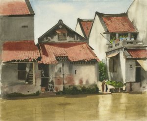 Benedenstad Batavia by Willem Witsen Oil Painting