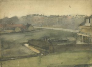 Gezicht bij het Oosterpark te Amsterdam by Willem Witsen Oil Painting