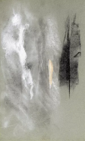 Landschap in de schemering by Willem Witsen Oil Painting