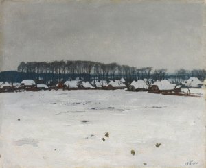 Winter Landscape by Willem Witsen Oil Painting