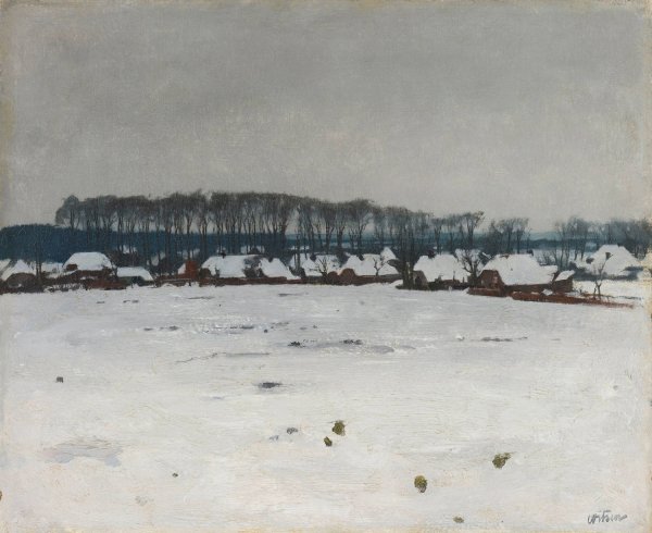 Main Product Photo of Winter Landscape  Painting by Willem Witsen