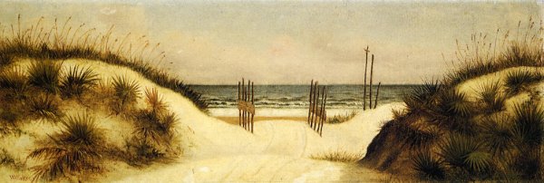 Main Product Photo of Beach at Ponce Park, Florida Painting by William Aiken Walker