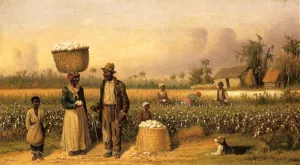 Cotton Pickers by William Aiken Walker - Oil Painting Reproduction