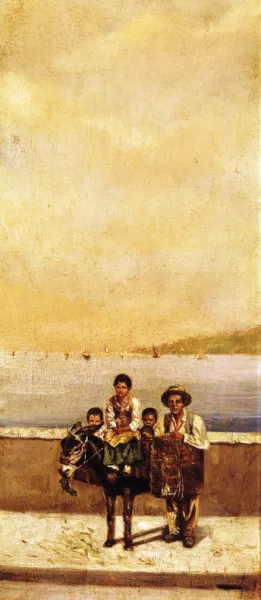 Cuban Family by William Aiken Walker Oil Painting