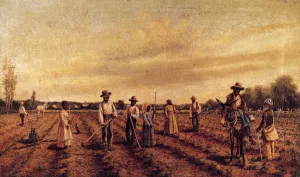 Hoeing Cotton by William Aiken Walker - Oil Painting Reproduction