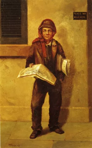 Newsboy Selling the Baltimore Sun