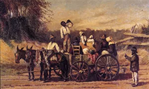 On the Road to Natchez by William Aiken Walker Oil Painting
