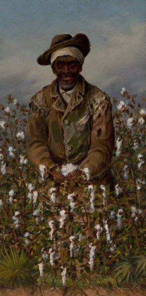 Pickin' Cotton by William Aiken Walker Oil Painting