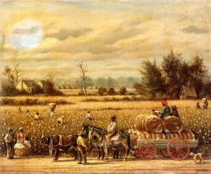 Picking Cotton by William Aiken Walker - Oil Painting Reproduction