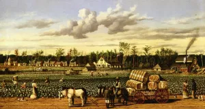 Plantation Economy Oil painting by William Aiken Walker