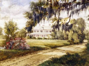 Runnymede on the Ashley River painting by William Aiken Walker