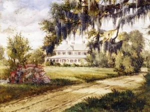Runnymede on the Ashley River Oil painting by William Aiken Walker