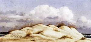 Sand Dunes and Clouds, Florida by William Aiken Walker - Oil Painting Reproduction
