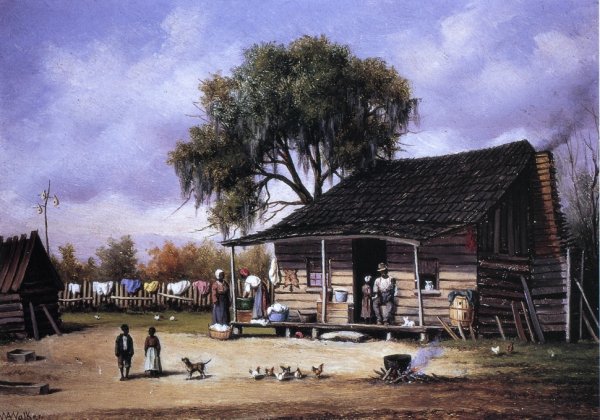 South Georgia Shanty by William Aiken Walker - Hand-Painted Oil Painting Reproduction