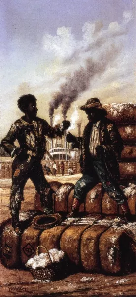 Squaring Off painting by William Aiken Walker