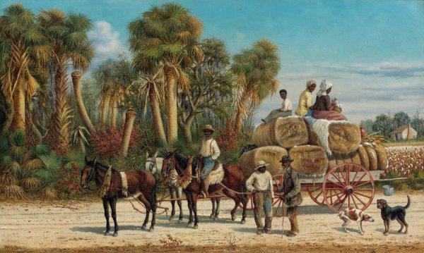 Main Product Photo of The Cotton Wagon Painting by William Aiken Walker