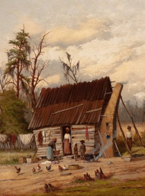 Wash Day by William Aiken Walker Oil Painting