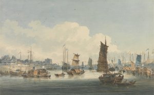 View Near the City of Tientsin by William Alexander Oil Painting