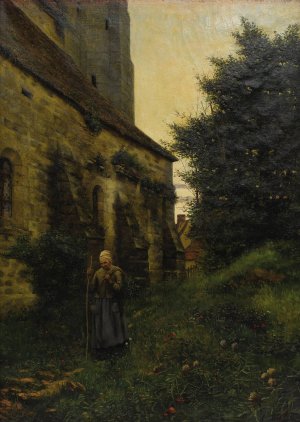 The Close of Day by William Anderson Coffin Oil Painting