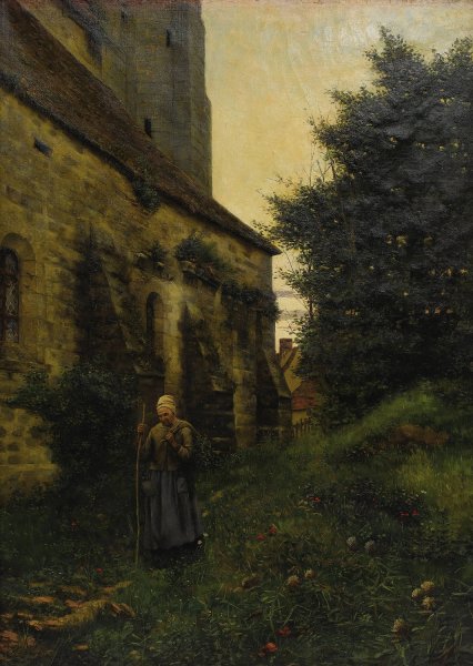 Main Product Photo of The Close of Day  Painting by William Anderson Coffin