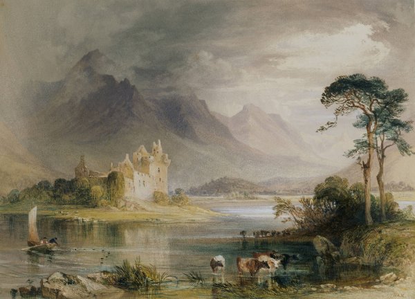 Main Product Photo of Kilchurn Castle  Painting by William Andrews Nesfield