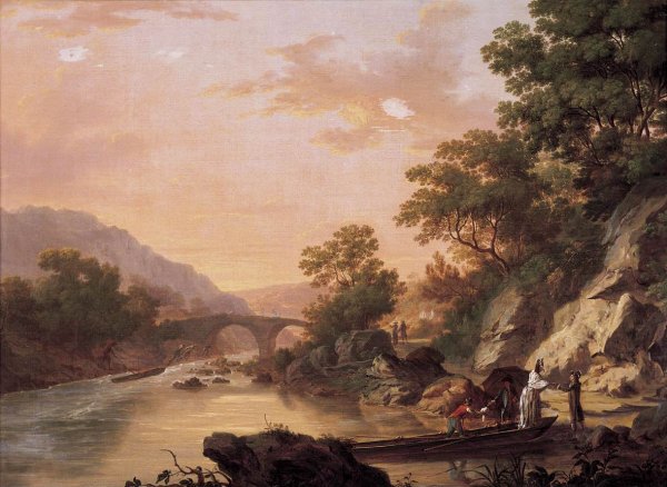View of Kilarney by William Ashford - Hand-Painted Oil Painting Reproduction