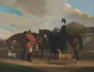 Lord and Lady Twemlow by William Barraud Oil Painting