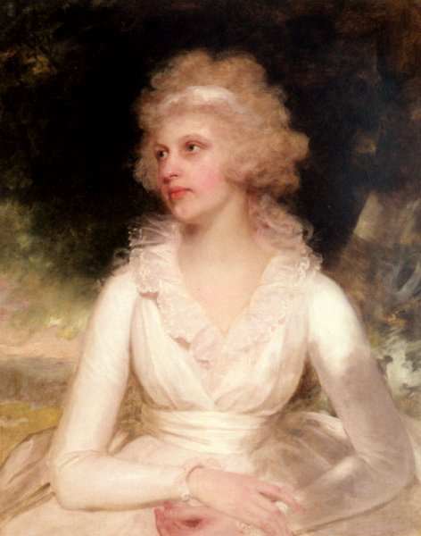 Main Product Photo of Portrait of Sophia Anne Raymond-Barker Painting by William Beechey