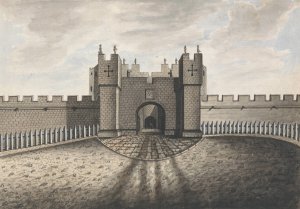 Gateway Alnwick by William Beilby Oil Painting