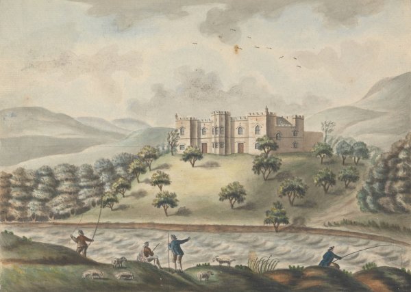 Kielder Castle, Northumberland by William Beilby - Hand-Painted Oil Painting Reproduction