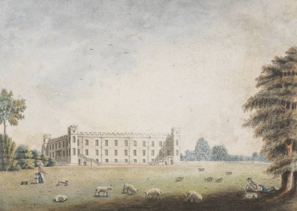 Syon House by William Beilby - Hand-Painted Oil Painting Reproduction