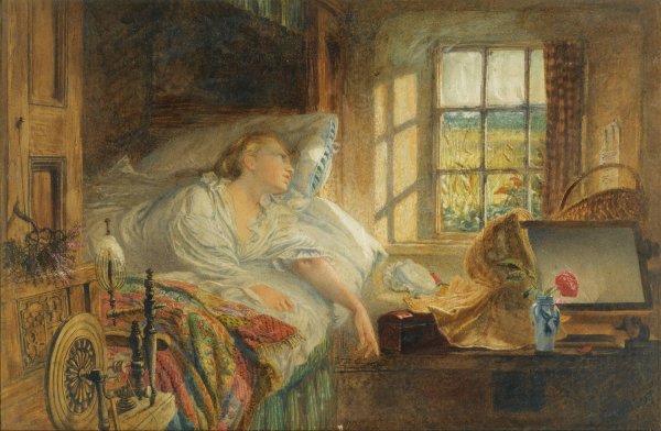Main Product Photo of Thou Hast Left Me Ever, Jamie Painting by William Bell Scott