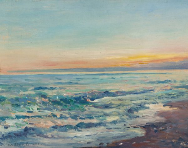 Coastal View by William Blair Bruce - Hand-Painted Oil Painting Reproduction