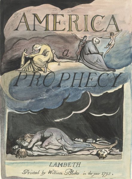 Main Product Photo of America, a Prophecy  Painting by William Blake